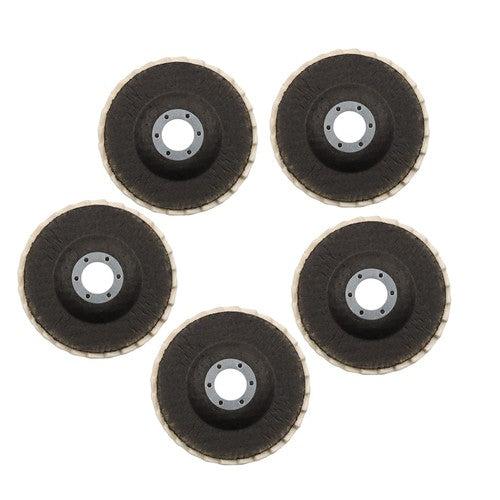 DURAFORCE 5PCS 4.5"×7/8" Felt Flap Disc Polishing Flap Discs Wool Flap Buffing Wheel Pad