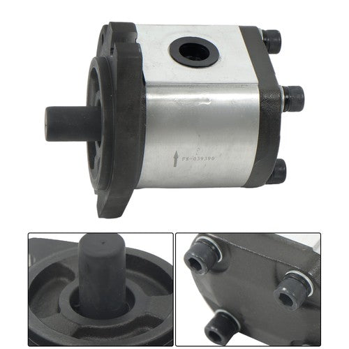DURAFORCE Hydraulic Gear Pump 4-12GPM SAE A-2 3/4" Keyed Shaft CCW Cast Iron Flange