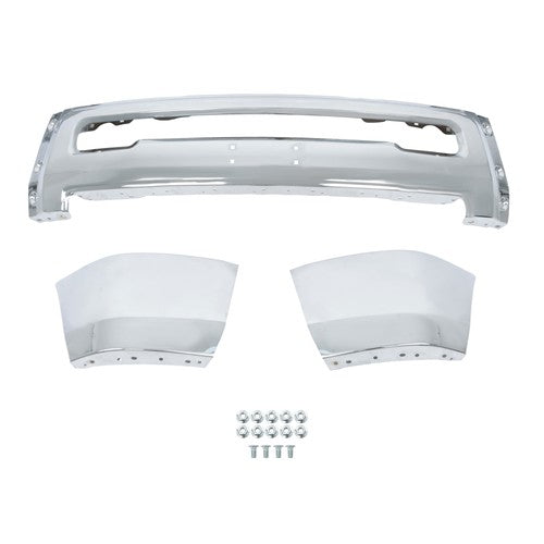 DURAFORCE Split Steel Suitable For RAM 2500 3500 2010-2018 Replacement Front Bumper Chrome