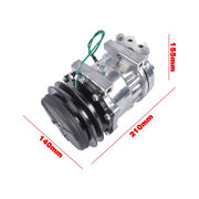 DURAFORCE A/C Compressor SD7H13 for Komatsu Kobelco SK135SR Caterpillar 308D YT20M00022F4