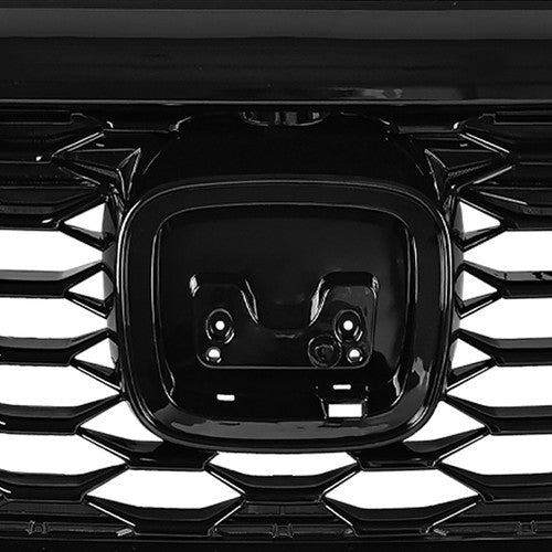 Gloss Black Front Bumper Upper Honeycomb Style Grille Fit 2012-2015 Honda Pilot