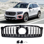 DURAFORCE For Mercedes X247 W247 GLB GLB250 2020-2023 Chrome GT Style Grill Front Grille