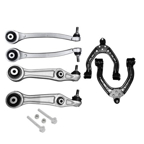 DURAFORCE 6pcs Front Lower & Upper Control Arm with Ball Joint for Tesla Model S 2012-2021