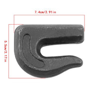 DURAFORCE 10 Pack 3/8" Weld On Grab Hook 6600lbs Heavy Duty G70 Forged Grab Chain Hooks