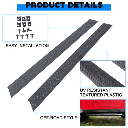 For 1997 2006 Jeep Wrangler TJ 11650 05 LH RH Side Body Armor Rocker Panel Kit