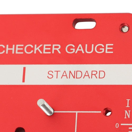 DURAFORCE New 28 Thread Identifier Gauge Screw Nut and Bolt Thread Checker Inch and Metri