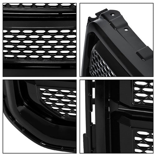 DURAFORCE New Fit For GMC Acadia Denali 2013-2016 Bright 84055811 Black Center Mesh Grille