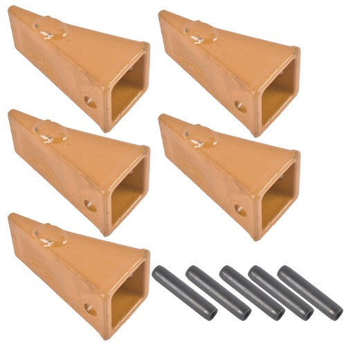 DURAFORCE X156 X156S Dirt Teeth Bucket Teeth/Tooth with P156 Roll Pins 5 PCS Alloy Steel