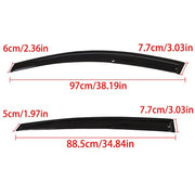 DURAFORCE Fit For Kia Optima K5 2011 2014-2015 US 4x Window Visors Rain Guards NEW