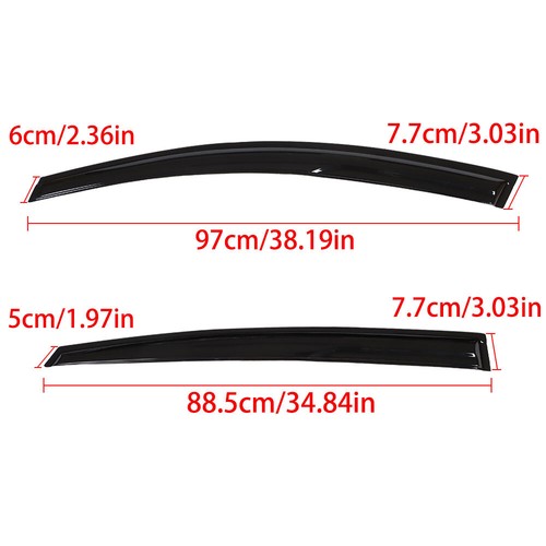 DURAFORCE Fit For Kia Optima K5 2011 2014-2015 US 4x Window Visors Rain Guards NEW