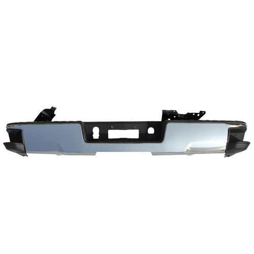 DURAFORCE Steel Rear Bumper For Silverado 1500 GMC Silverado 1500 2014-2018 Chrome