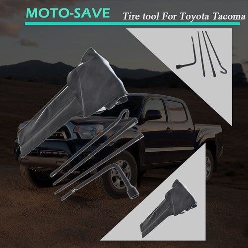 DURAFORCE Spare Tire Lug Wrench Extension Tool Kit Set for Toyota Tacoma Truck Pickup