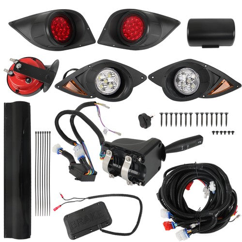 DURAFORCE 12V Golf Cart LED Light Kit For Yamaha G29 YDR Drive 07+ Turn Signal Horn Brake