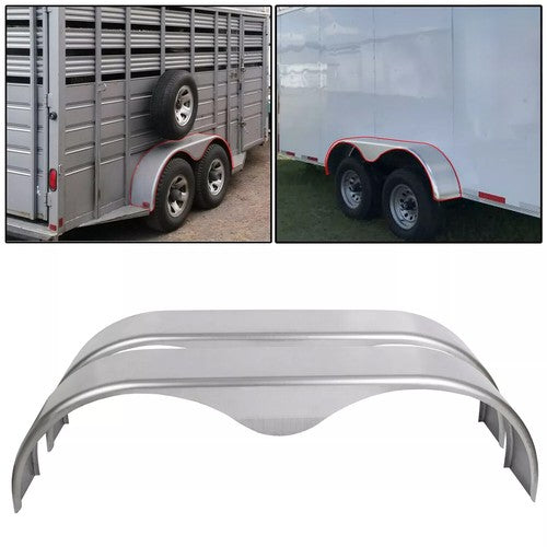 DURAFORCE Pair of Tandem Axle Trailer Fenders Teardrop For 13" 14" 15" Enclosed Trailers