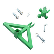 DURAFORCE For Kubota 3 Point 2" Trailer Hitch Receiver Tractor Drawbar Quick Hitch Adapter