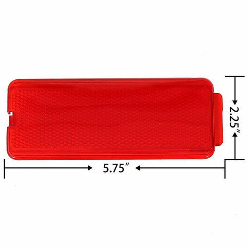 F250 F350 F450 Interior Door Panel Light Reflector for Ford Super Duty 99-07 RED