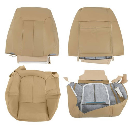 DURAFORCE Fit For Ford F150 Lariat 2009-2014 Front Driver Passenger Perforated Seat Cover