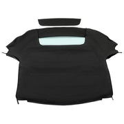 DURAFORCE Convertible Soft Top w/Glass Window Black Vinyl For Honda S2000 2002-2009
