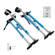 DURAFORCE Painting Stilt 36" - 48" Drywall Stilts Adjustable Aluminum Alloy Tool Blue