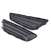 DURAFORCE Left&Right Black Fog Light Cover For Ford Focus 15-2017 2018 Frame Bezel Trim