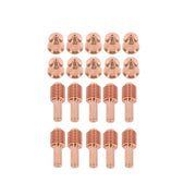 DURAFORCE 20pcs 220669 220671 Plasma Torch Electrodes Nozzle Tips10pcs Each *US shipping