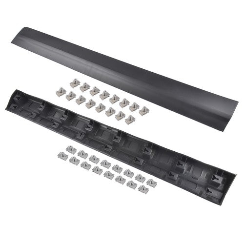 DURAFORCE Pair Front Lower Door Trim Molding Black for Cadillac XT5 2017-2025 Left & Right