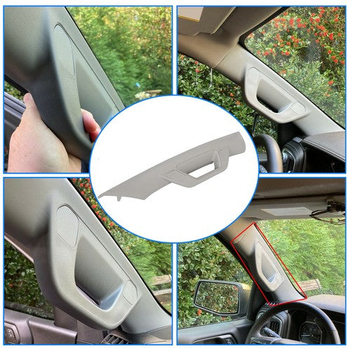 For 14-19 18 Chevy Silverado GMC Sierra Gray Left Driver A Pillar Assist Handle