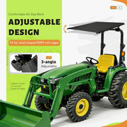 DURAFORCE Tractor Canopy Sun Shade Roof Top for Lawn Mower W/2"x2"/2"x3" ROPS UV Protect