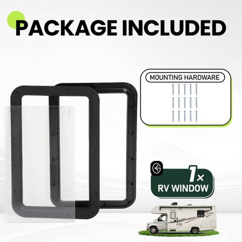 Universal Rv Window Entry Door RV Window Clear Glass For Universal RV Trailer Camper Motor ...