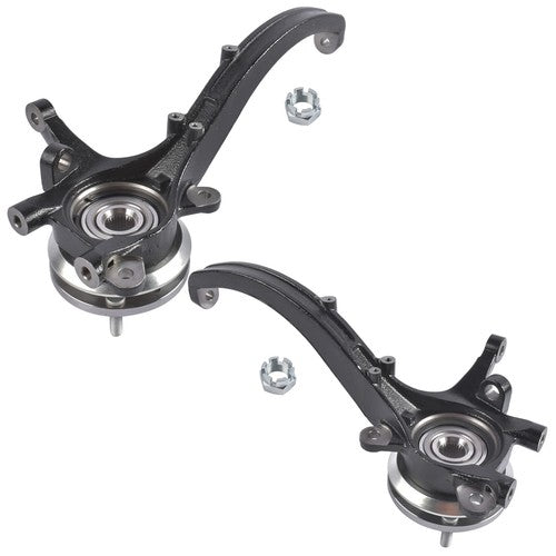 DURAFORCE 2Pcs Front Steering Knuckle Wheel Hub Bearing Assys For Hyundai Sonata 2002-2005