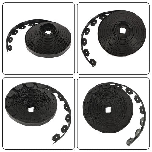 DURAFORCE Edge Lawn Border 1.7" 100'No-Dig Garden L-shaped Landscape Edging Border Kit New