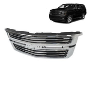 DURAFORCE Chrome Fit For Chevy Tahoe/Suburban LTZ 2015-2020 GM1200704 Front Upper Grille