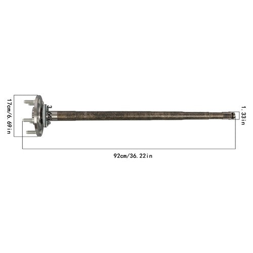 DURAFORCE For Ram 1500 2011 V8 4.7L 5.7L 68065489AA Drive Axle Shaft Assembly Rear Left