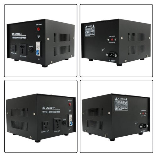 DURAFORCE 3000W Step Up/Down 220V-110V /110V-220V Voltage Converter Transformer New