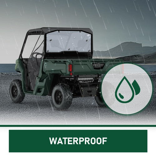 DURAFORCE For 2016-2023 Can-Am Defender HD 5/8/10 Heavy Duty Rear Smoked Windshield