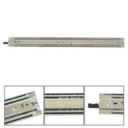 DURAFORCE 1 Pair of Locking Drawer Slides 24" Full Extension & Lock 150lbs Capacity