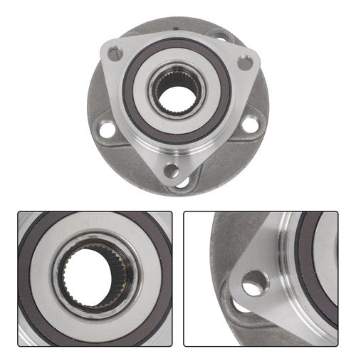 DURAFORCE 2Pc Front or Rear Wheel Hubs Bearing Assembly For Audi A3 Q3 S3 VW Jetta Golf