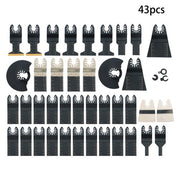DURAFORCE 43 PCS Oscillating Saw Blades Multitool Kit for Wood/Metal/Plastics Cutting
