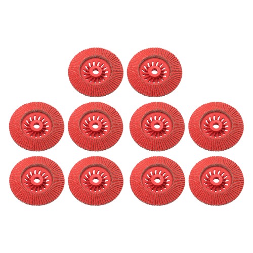 DURAFORCE 40 Grits Type 29 Ceramic Grinding Wheel (10 Pack) 4-1/2 x 7/8" Flap Sanding Disc