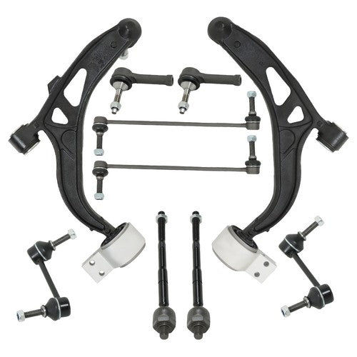 DURAFORCE For Ford Explorer 11-19 New Front Lower Control Arm Ball Joint Sway Bar Tie Rod