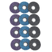 DURAFORCE 12 Pack: 4-1/2 x 7/8 Inch Diamond Grinding Discs Set 3 Colors for Angle Grinder