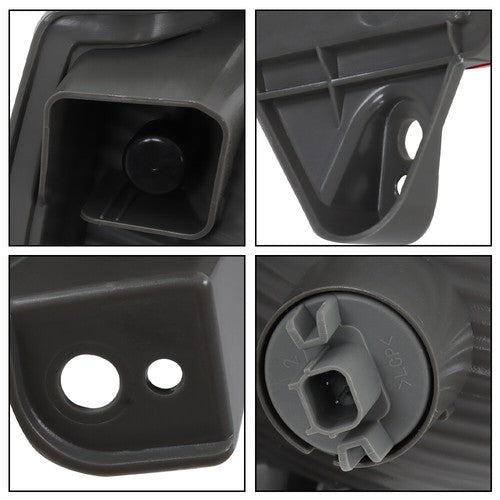 DURAFORCE Red/White Lens For Honda Pilot 2016-2018 Halogen Passenger/RH Side Back Up Light
