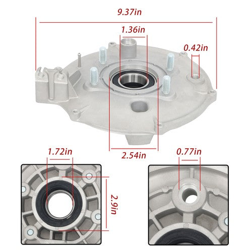 DURAFORCE For Honda TRX 300 2x4 4x4 Foutrax 1988-1998 1999 2000 ATV Rear Wheel Brake Drum