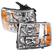 DURAFORCE Left+Right Side Headlights For Chevy Silverado1500 2500 3500 2007-2014 Headlamps