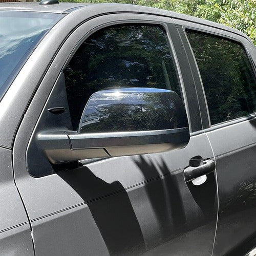 Gloss Black Side Mirror Cover Cap Replacement for Toyota Tundra Sequoia 07 19 2X