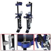 DURAFORCE 15" - 23" Adjustable Drywall Stilts Painters Walking Finishing Tools Black