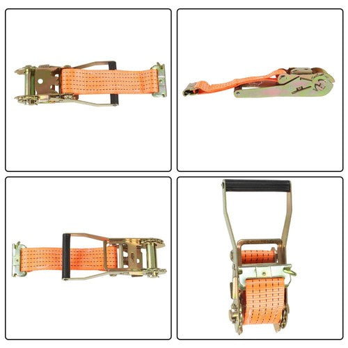 DURAFORCE 8 Set E-Track Ratchet Straps 2" x15' 4400LB Tie Down USA