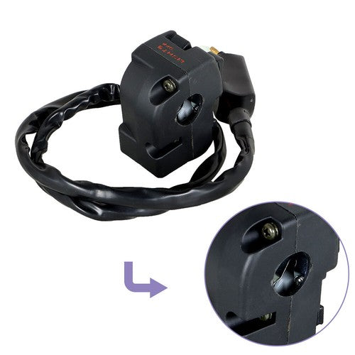 DURAFORCE Handlebar Switch Start Stop Kill Headlight 85-87 For Honda ATC250ES Big Red 250