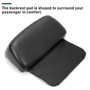 DURAFORCE Chopped Trunk Pack Backrest Rack For Harley Touring Street Road Glide 2014-26