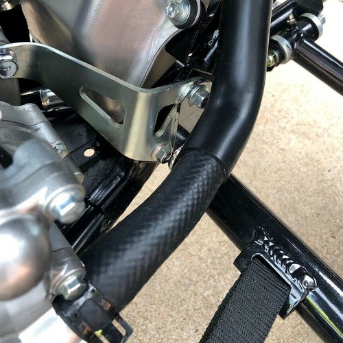 DURAFORCE Aluminum Nerf Bars Foot Guard Pegs For Yamaha Raptor 700 YFM 700 YFM700 Black